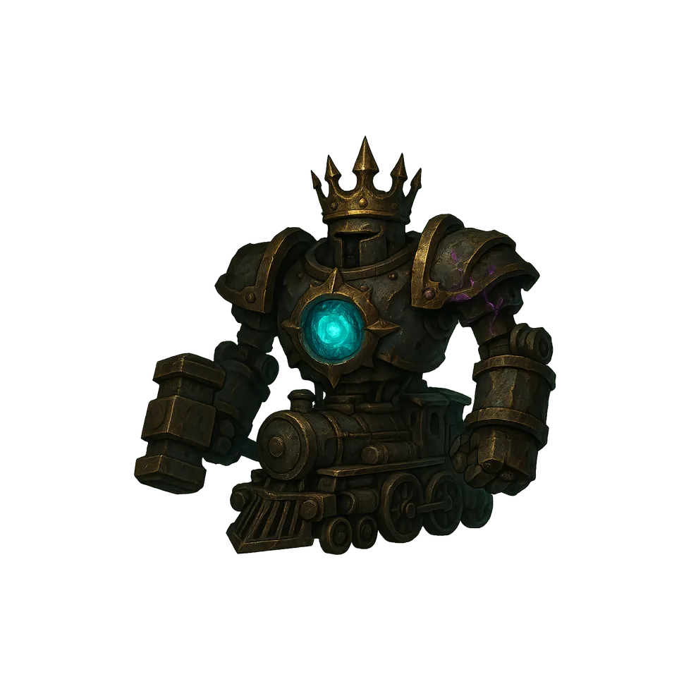 The Rust King, an armored machine sovereign